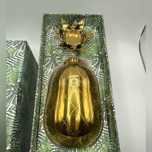 Brand New W & P Design Pineapple Cocktail Shaker in Silver  MSRP $80